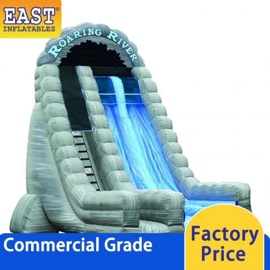 Roaring River Dual Lane Inflatable Dry Slide