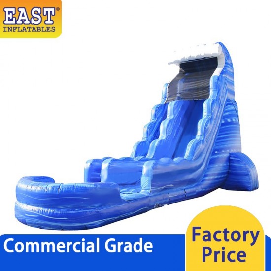 Big Blue Inflatable Water Slide