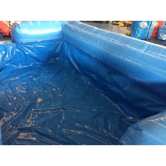 Big Blue Inflatable Water Slide