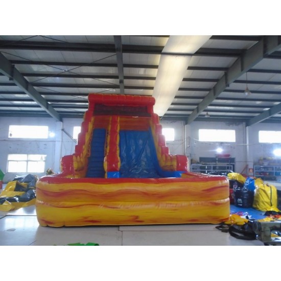 Fire And Ice Inflatable Water Slide