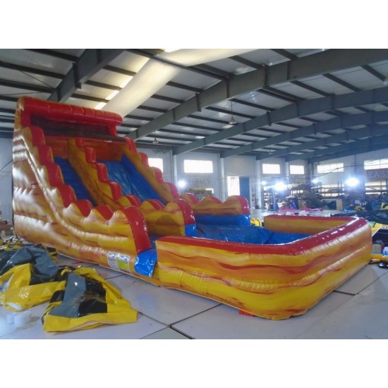 Fire And Ice Inflatable Water Slide