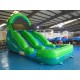 Green Inflatable Water Slide