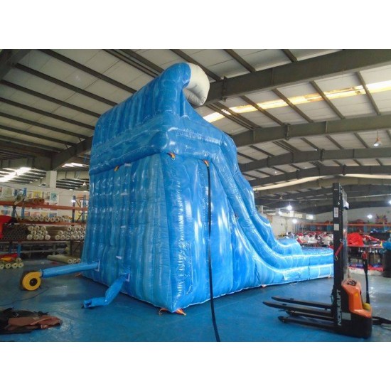 Blue Wave Dual Water Slide