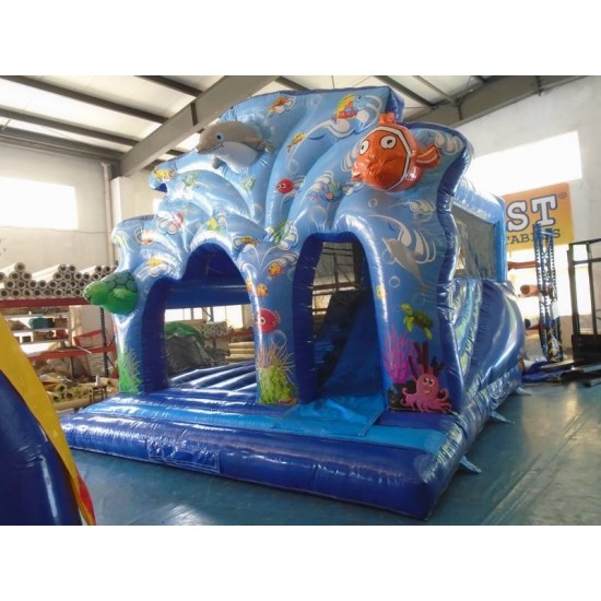 Commercial Bounce House With Slide