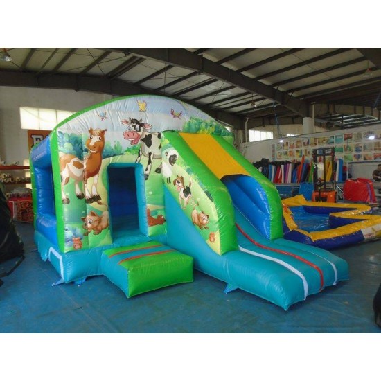 Farm Bounce House Slide