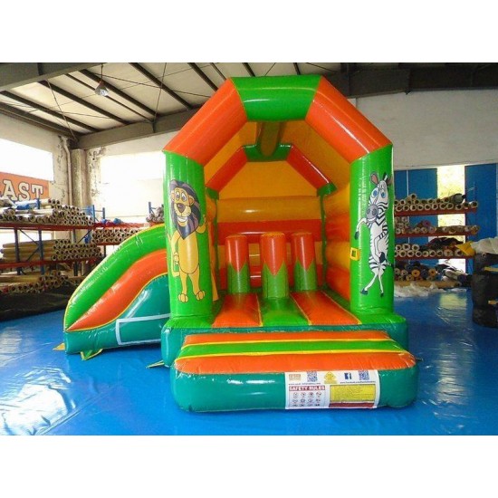 Jungle Inflatable Bouncy Slide